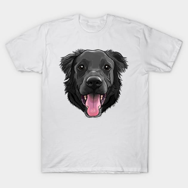 Border Collie Mix T-Shirt by ams_art